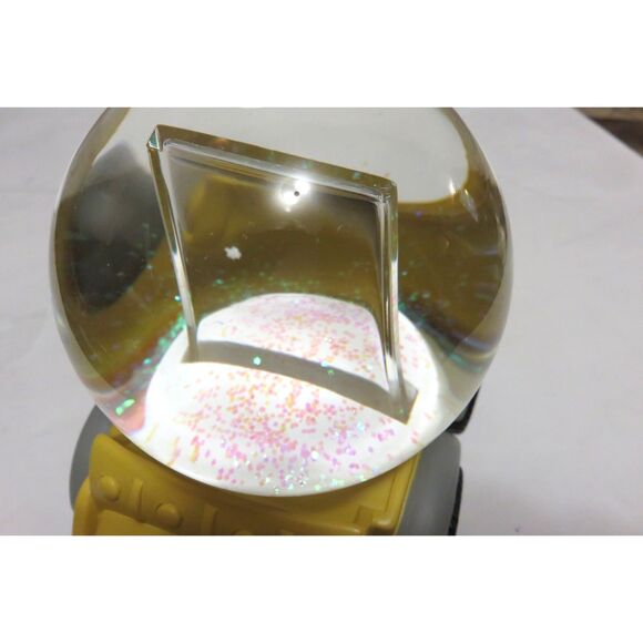 RARE NIB THINGS REMEMBERED BULLDOZER BASE SNOW GLOBE w PICTURE FRAME IN GLOBE - Picture 4 of 8